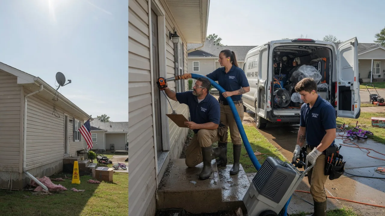 Ceiling Water Damage Restoration in Plumville, PA near me